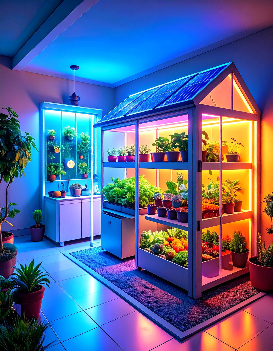 Smart IoT Controlled Indoor Greenhouse - 20 Indoor Greenhouse Ideas