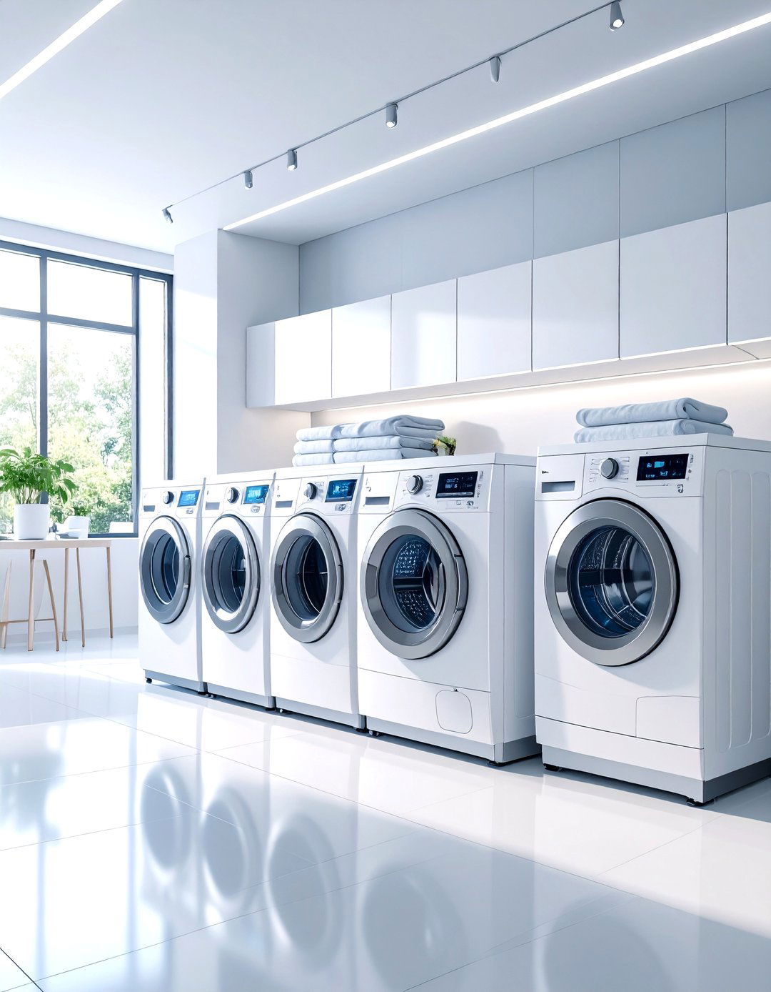 Smart Laundry Room Drying Rack with Automated Features - 20 Laundry Room Drying Rack Ideas