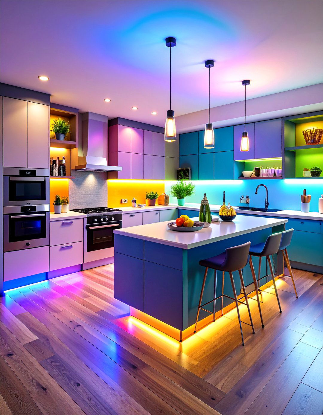 Smart Lighting Controls - 20 Small Kitchen Lighting Ideas