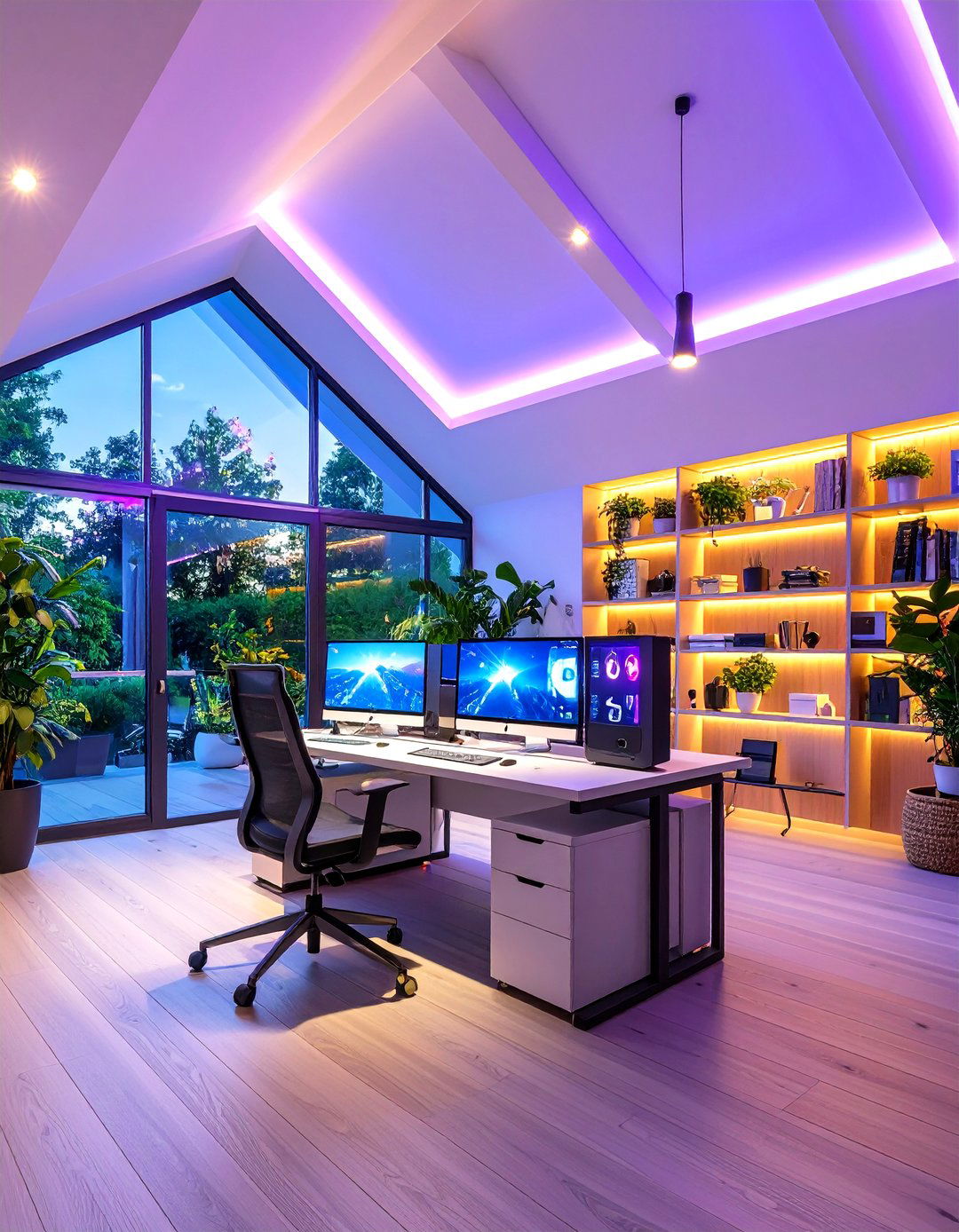 Smart Lighting Systems - 20 Vaulted Ceiling Lighting Ideas