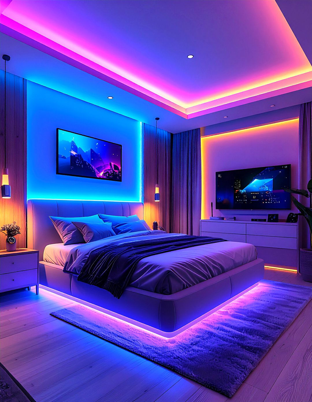 Smart Lighting - 20 Small Bedroom Lighting Ideas