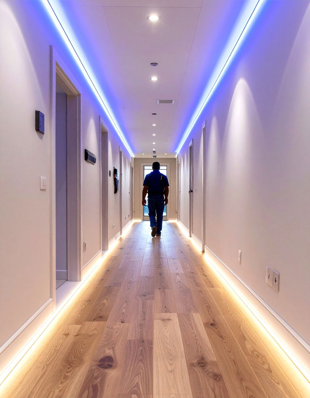 Smart Motion Sensor Lighting - 20 Hallway Decor Ideas