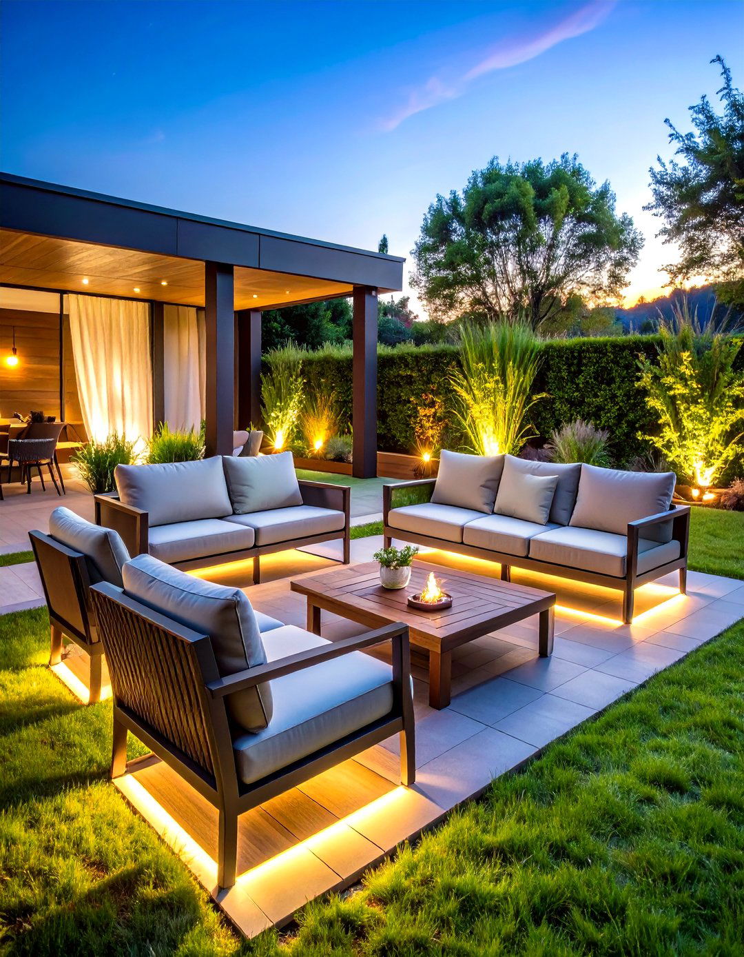 Smart Outdoor Seating with Technology Integration - 20 Outdoor Seating Ideas