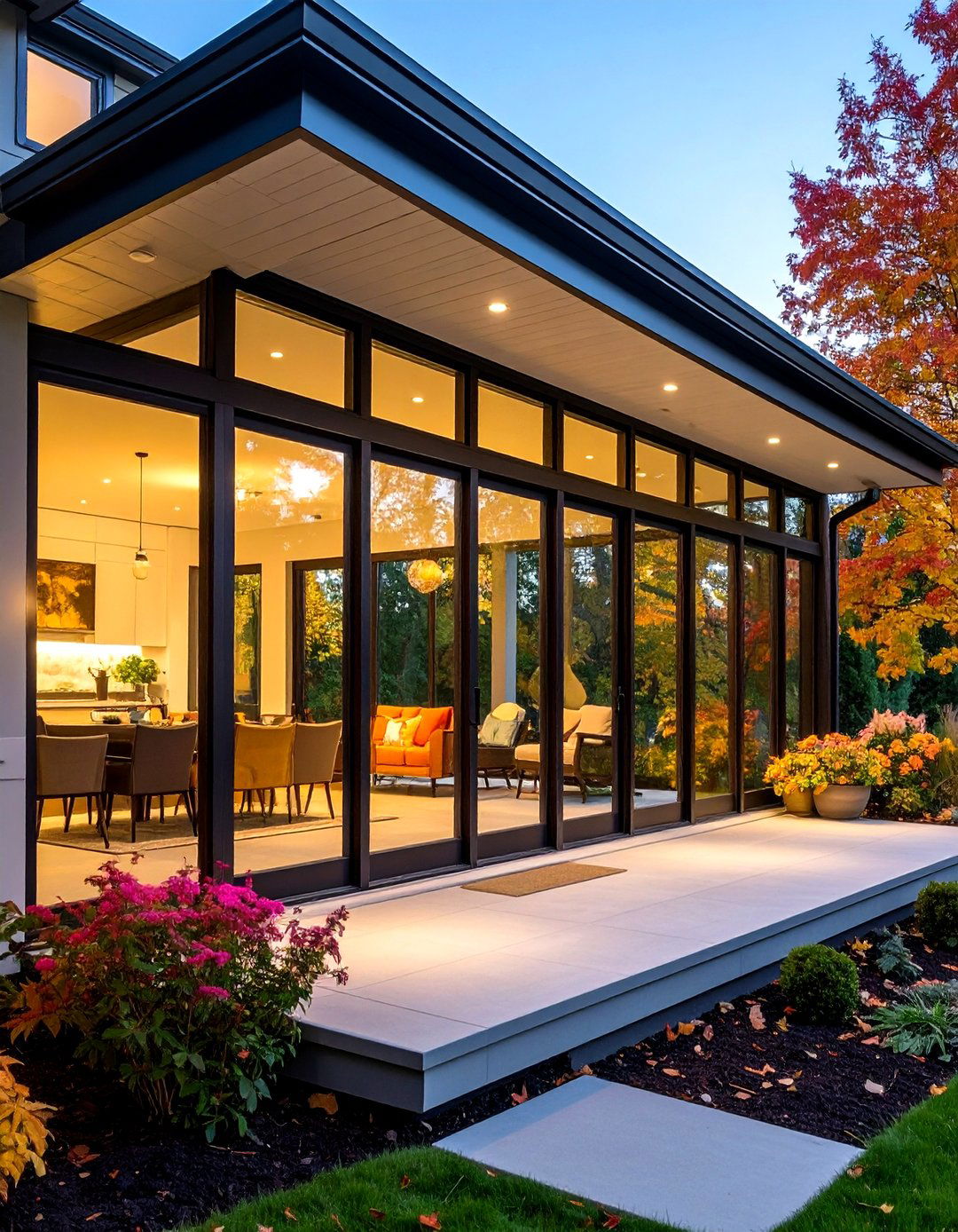 Smart Privacy Glass Porch Panels - 20 Glass Porch Design Ideas