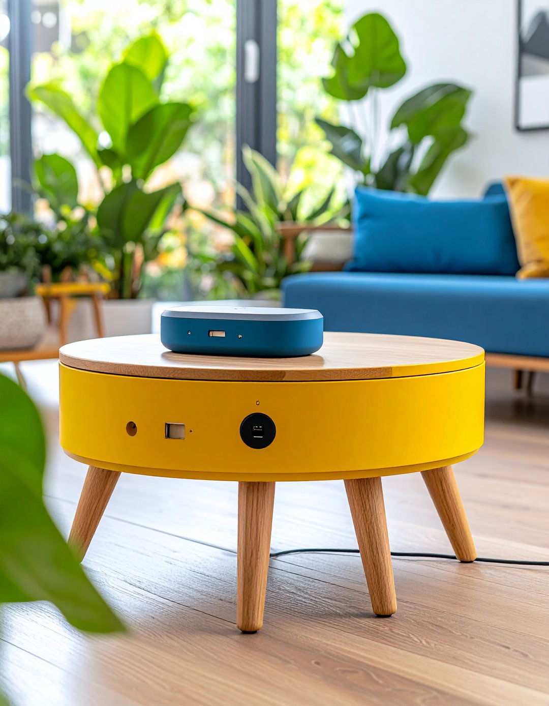 Smart Tech Charging Entry Table - 20 Entry Table Decor Ideas