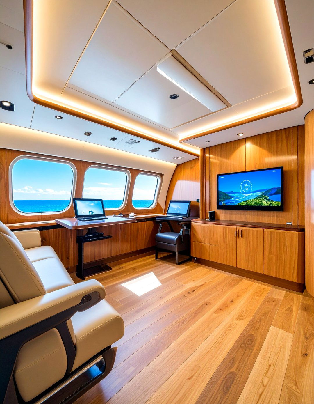Smart Tech Integrated Cabin Decor - 20 Cabin Decor Ideas