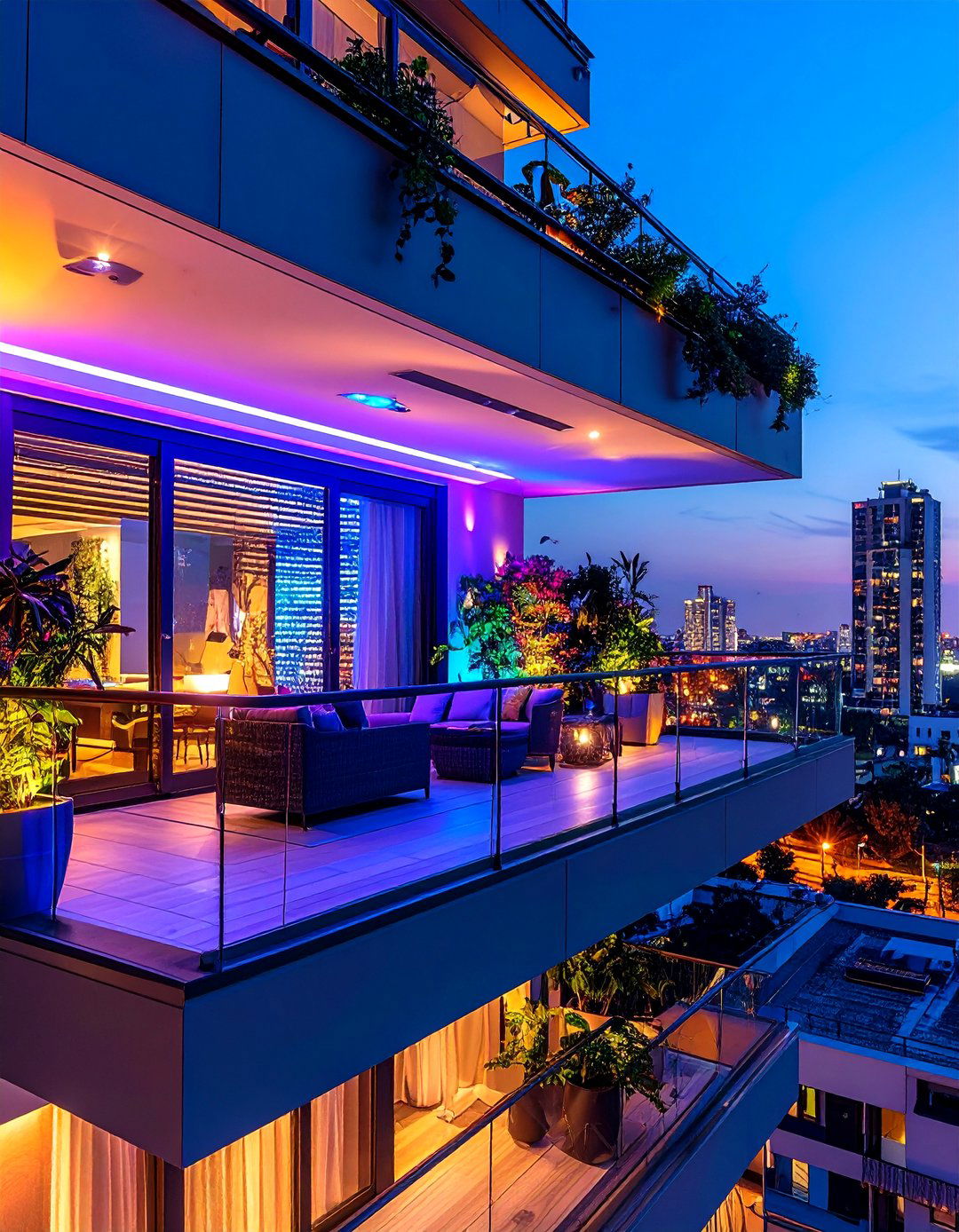 Smart Tech Integrated Cantilever Balcony - 20 Cantilever Balcony Ideas