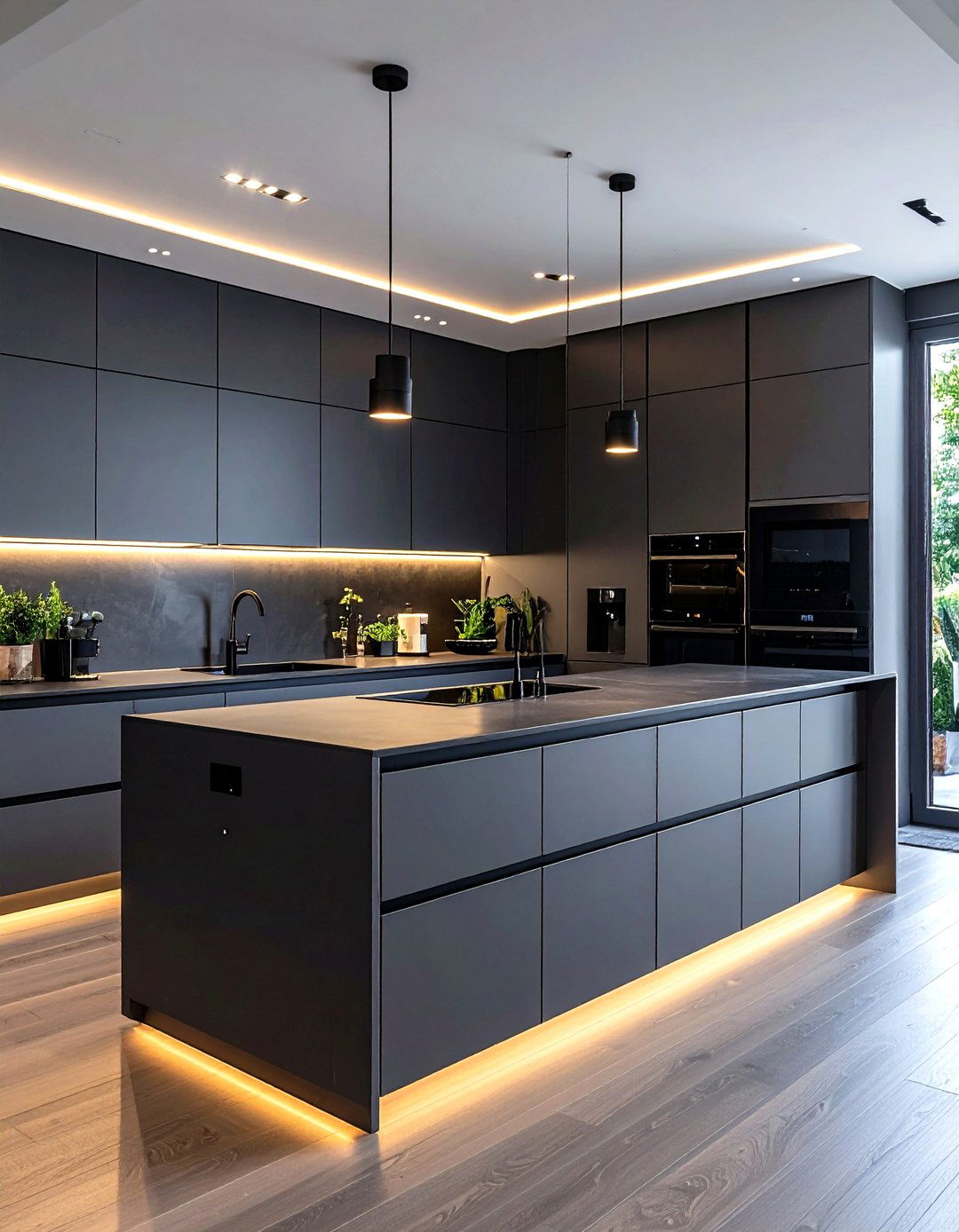 Smart Tech Integrated Gray Kitchen - 20 Gray Kitchens