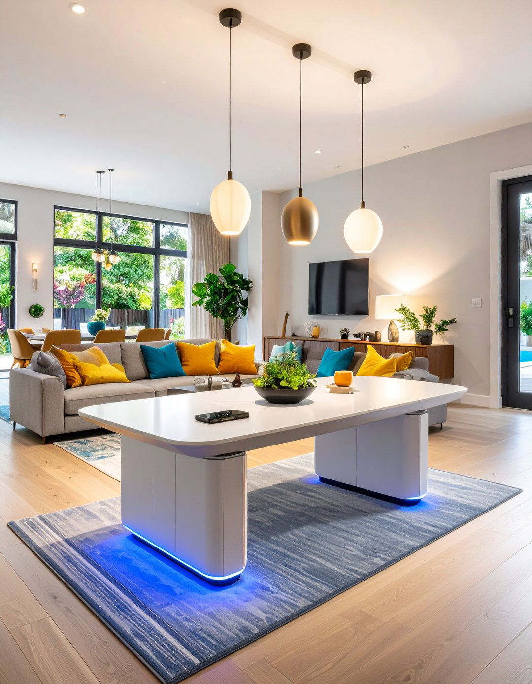 Smart Technology Entryway Table Integration - 20 entryway table decor ideas