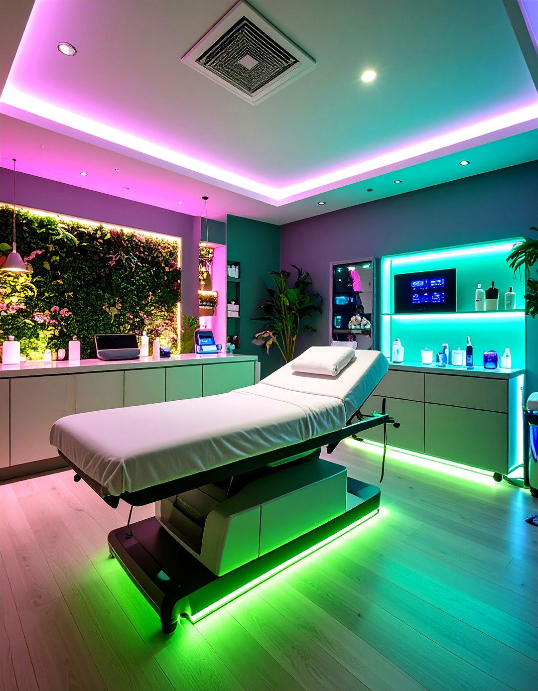 Smart Technology Facial Room Integration - 20 Facial Room Ideas