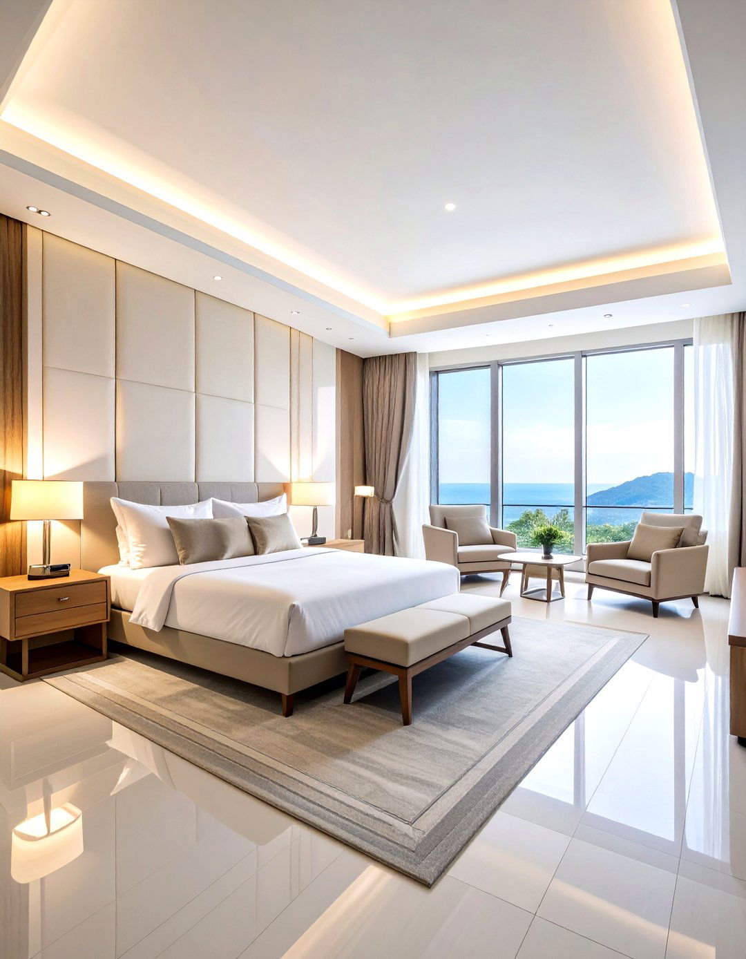 Smart Technology Hotel Room Design with IoT Integration - 20 Hotel Room Design Ideas