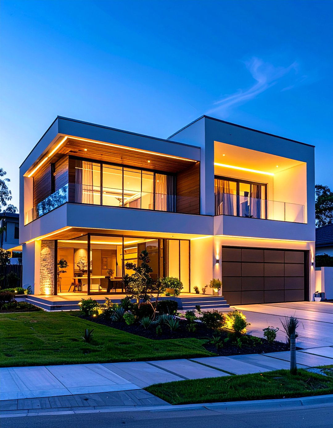Smart Technology Integration Minimalist House Exterior - 20 Minimalist House Exterior Ideas
