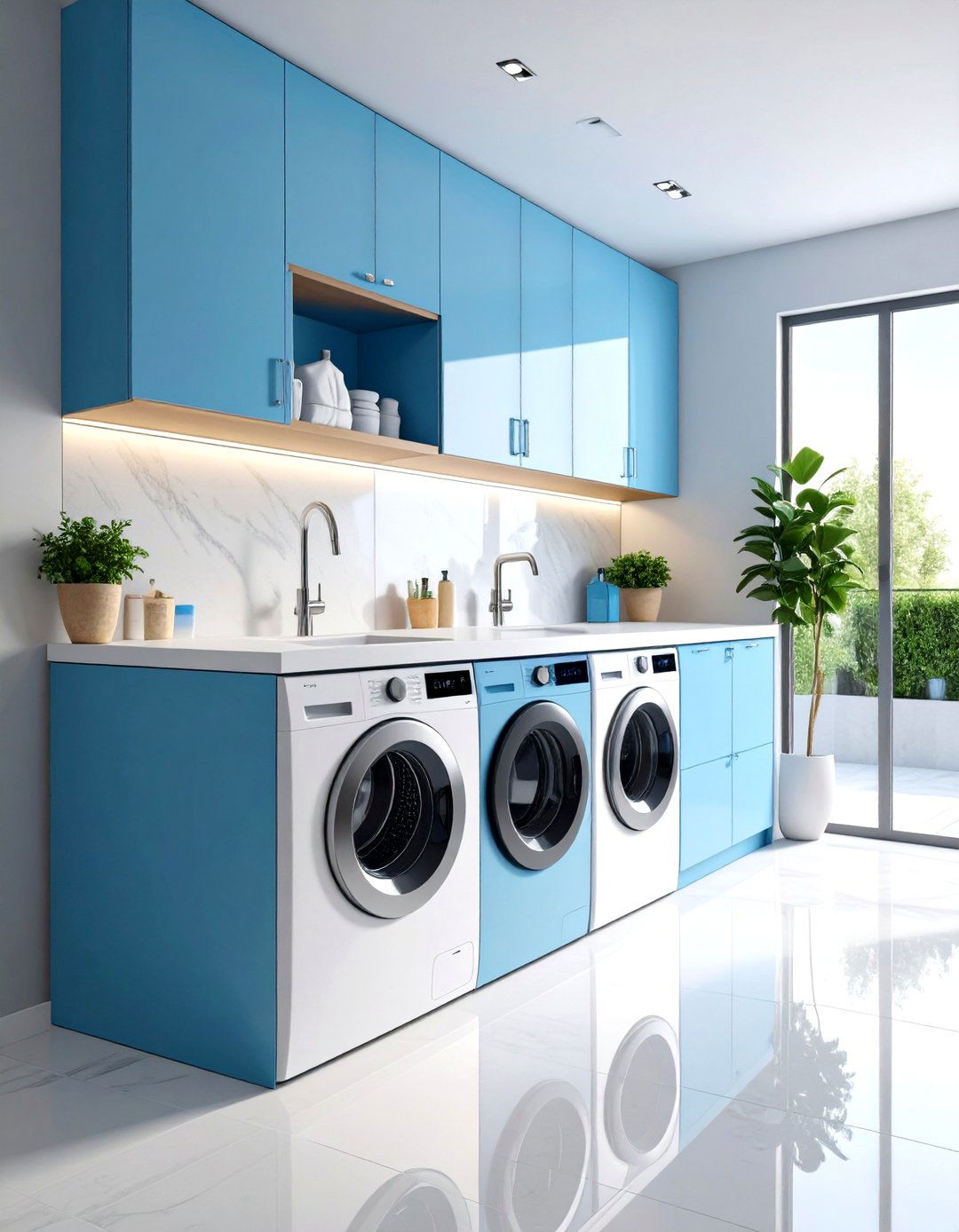 Smart Technology Laundry Room Sink - 20 Laundry Room Sink Ideas