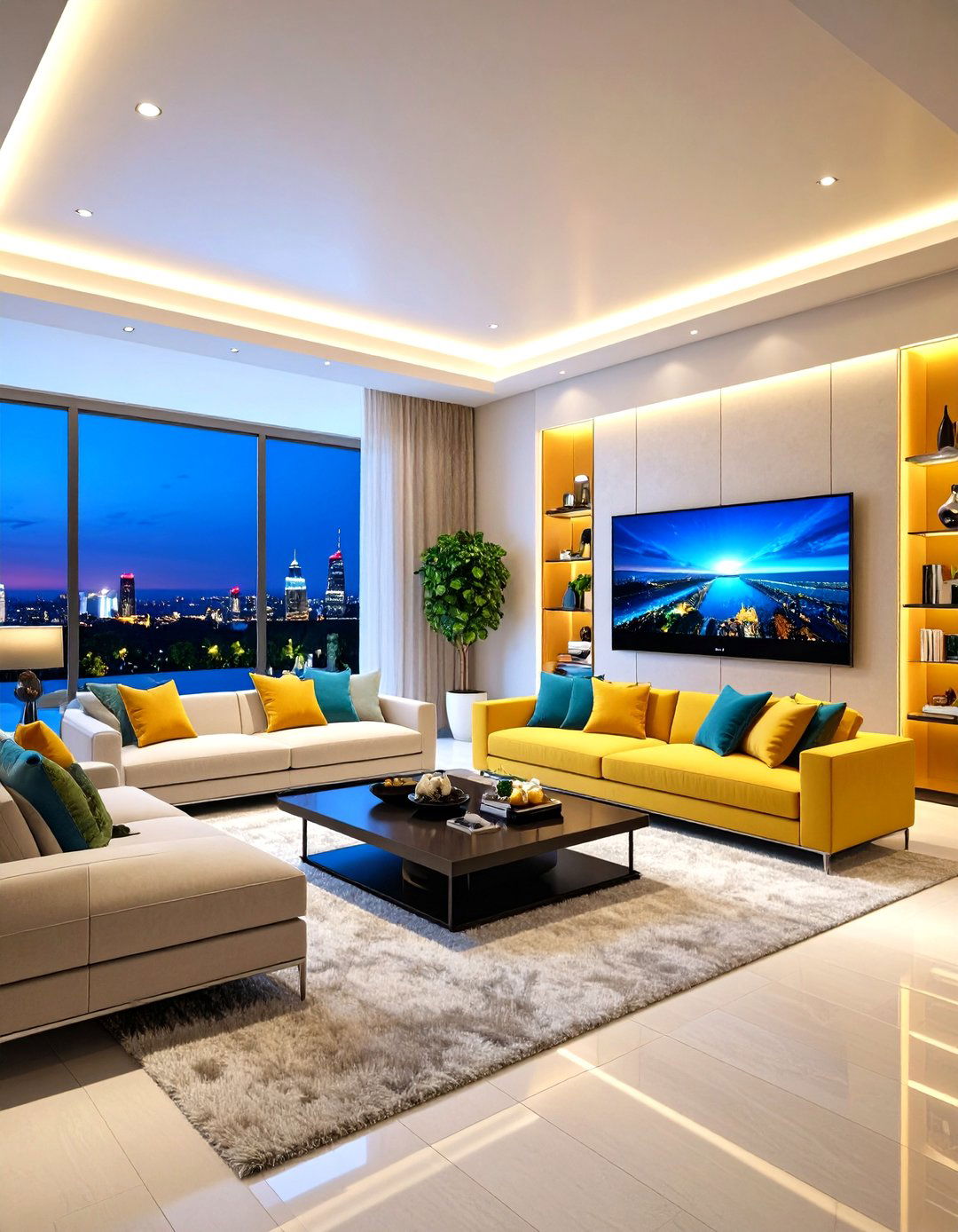 Smart Technology Luxury Living Room - 20 Luxury Living Room Ideas