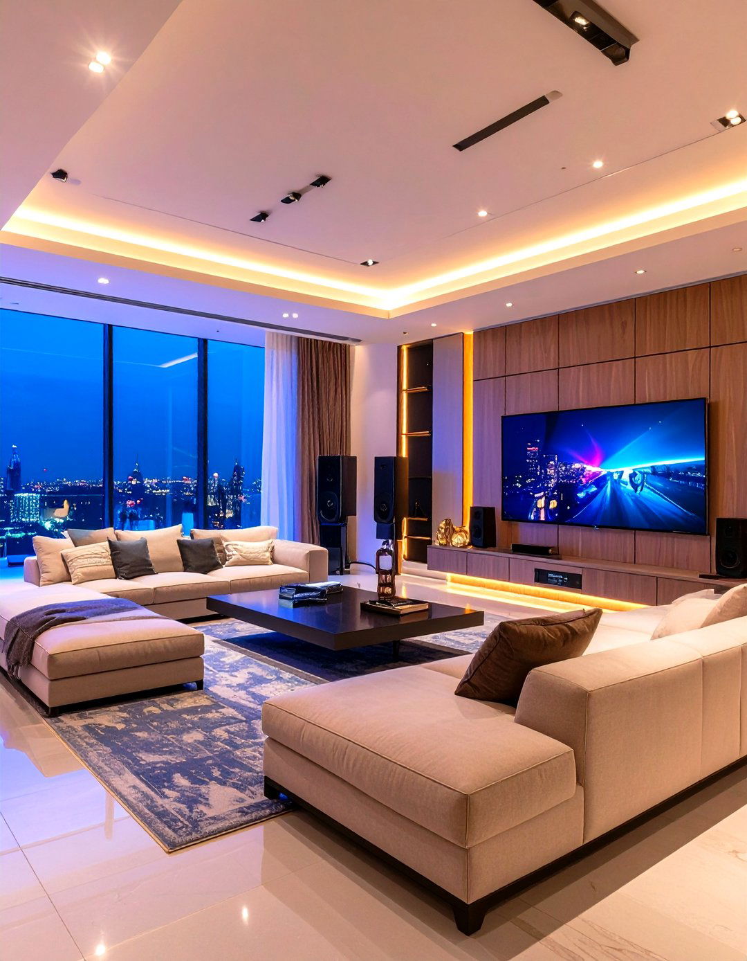 Smart Technology Mansion Living Room - 20 Mansion Living Room Ideas