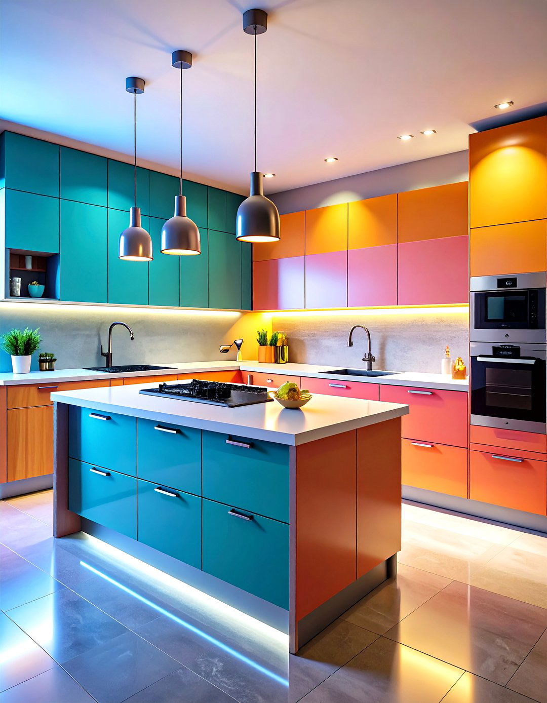 Smart Technology Minimalist Kitchen Concept - 20 Minimalist Kitchen Ideas