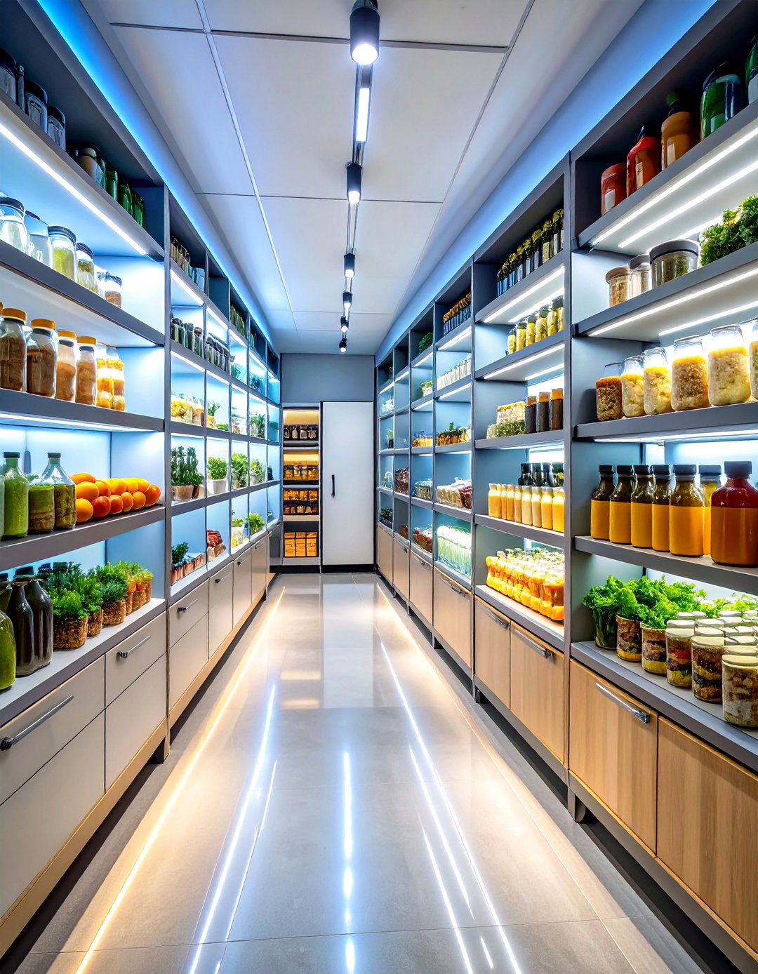 Smart Technology Pantry Shelving Integration - 20 Pantry Shelving Ideas