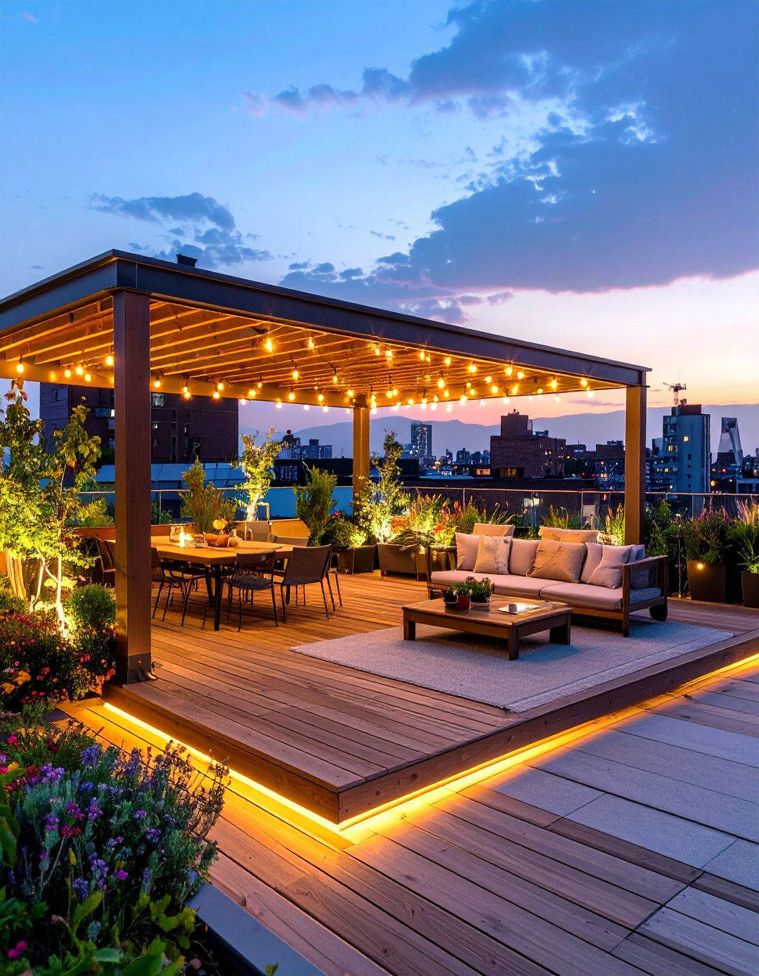 Smart Technology Rooftop Deck - 20 Rooftop Deck Ideas