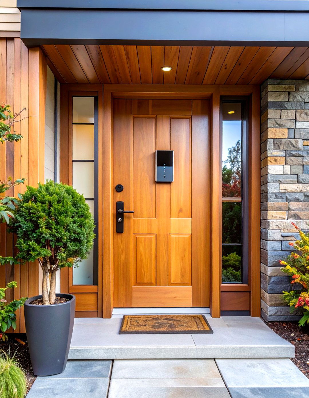 Smart Video Doorbells Put Eyes Outside Not In - 20 Front Door Privacy Ideas