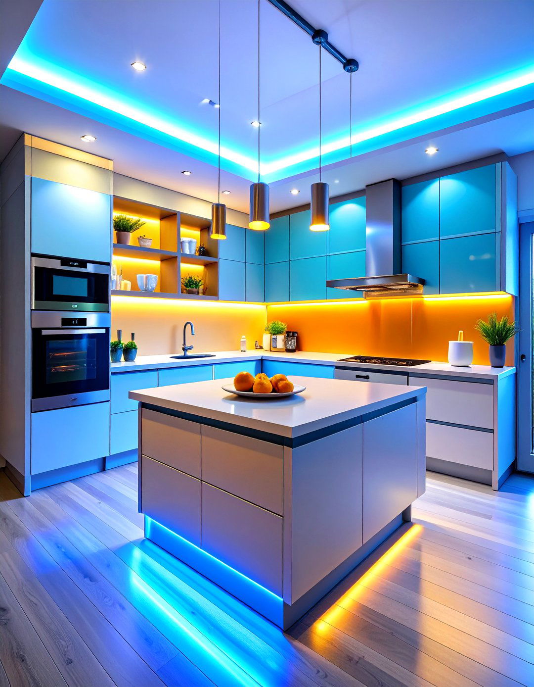 Smart WiFi Controlled Cabinet Lighting Systems - 20 Cabinet Lighting Ideas