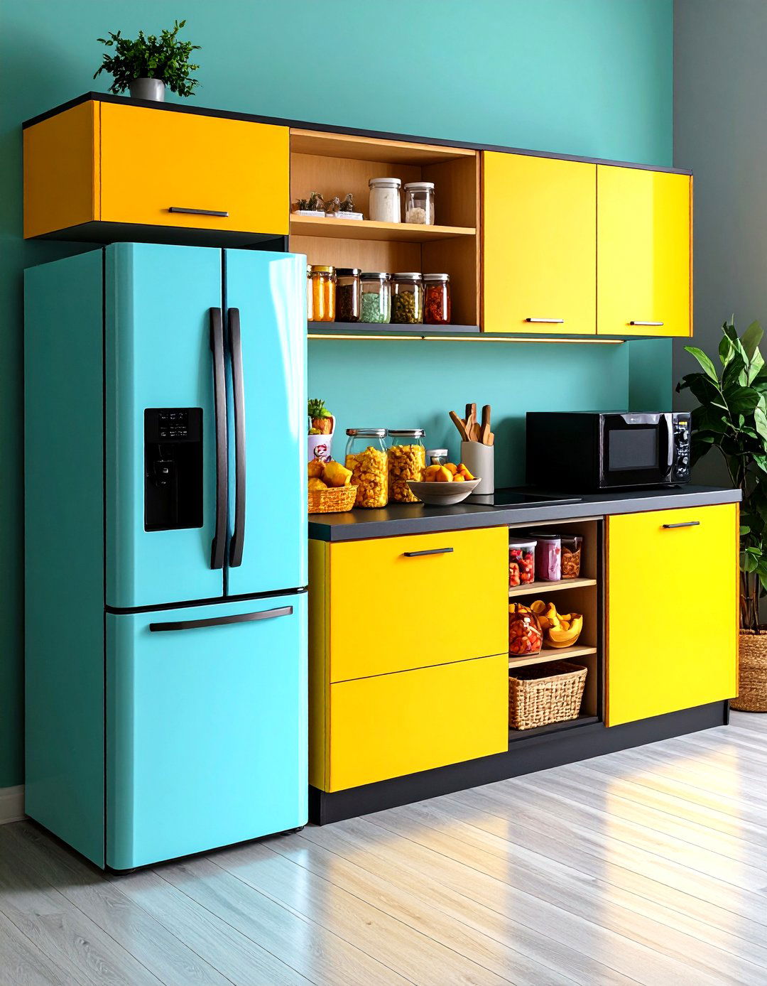 Snack Bar and Mini Fridge Keep the Game Room Fueled - 20 Game Room Ideas