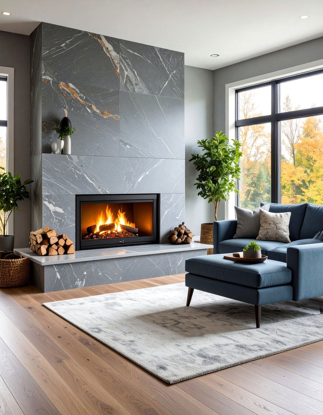 Soapstone Panel Wood Stove Surround - 20 Wood Stove Surround Ideas