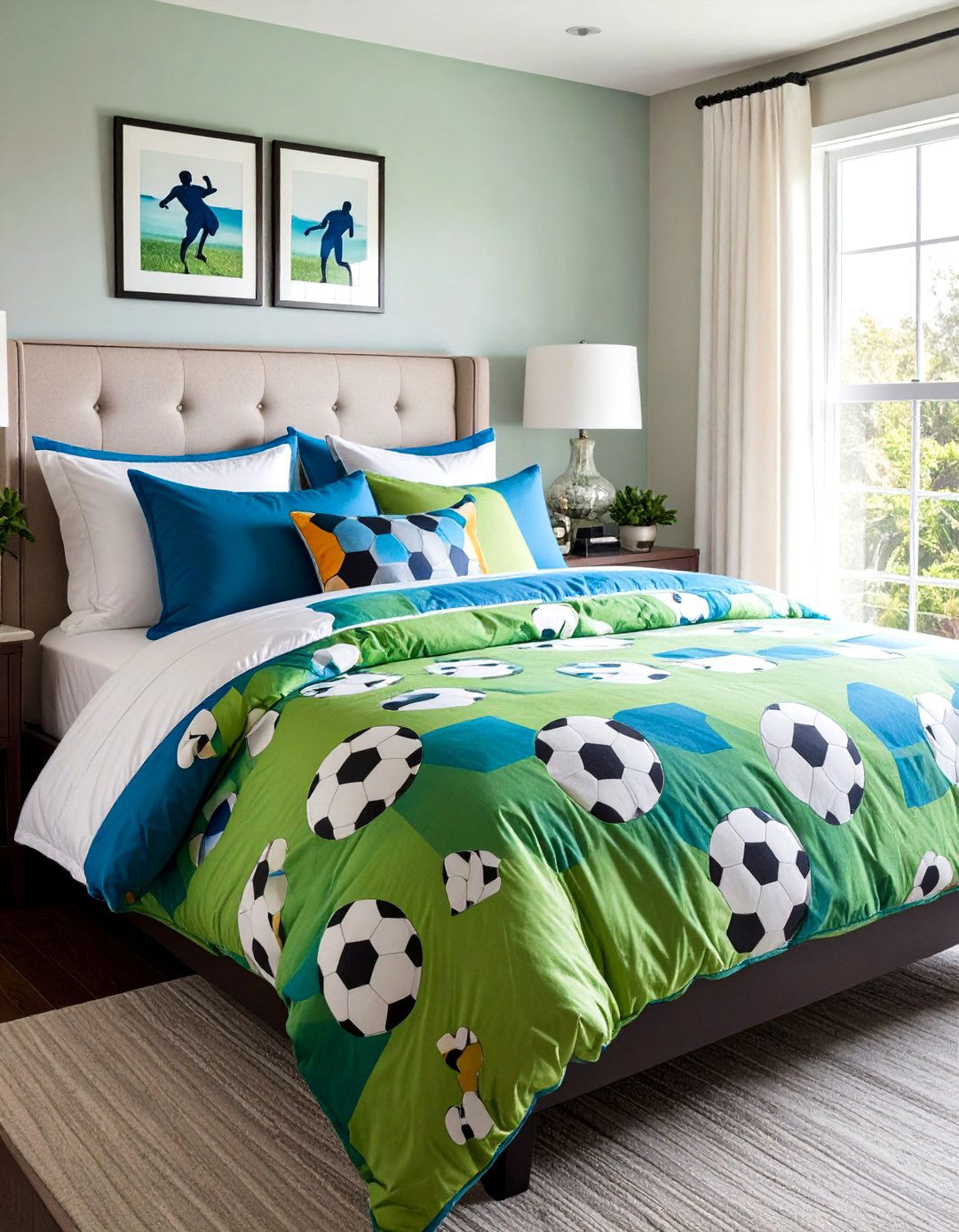 Soccer Themed Bedding - 20 Soccer Themed Bedroom Ideas