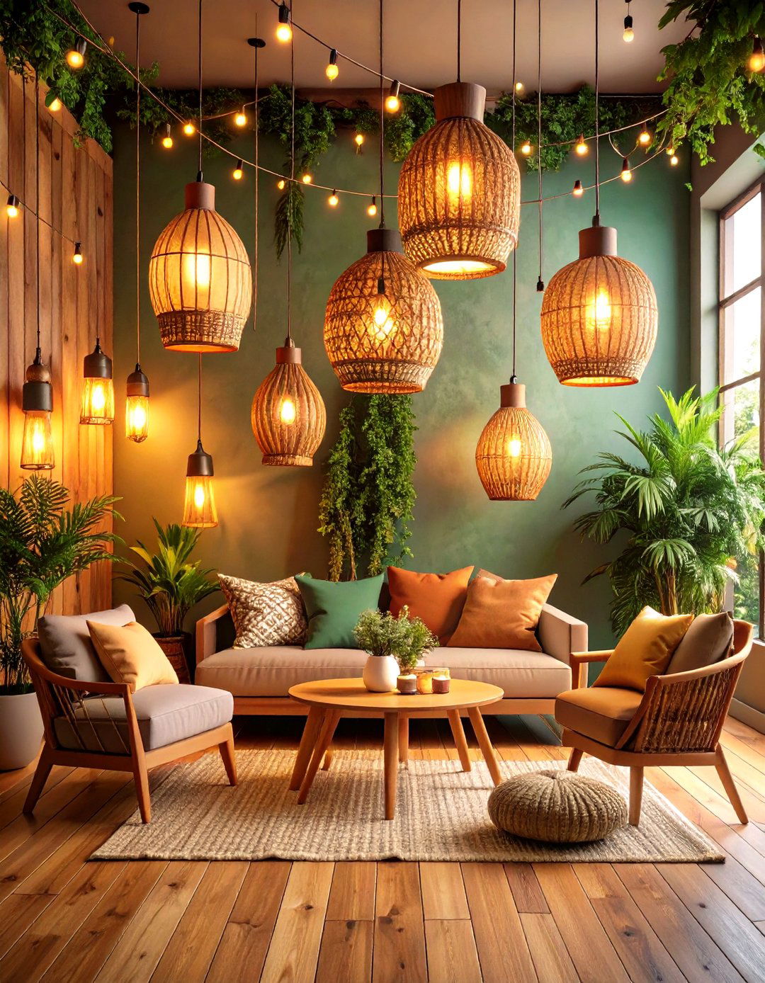 Soft Ambient Lighting Sets the Mood in Boho Cottage Style - 20 Boho Cottage Style Decor Ideas