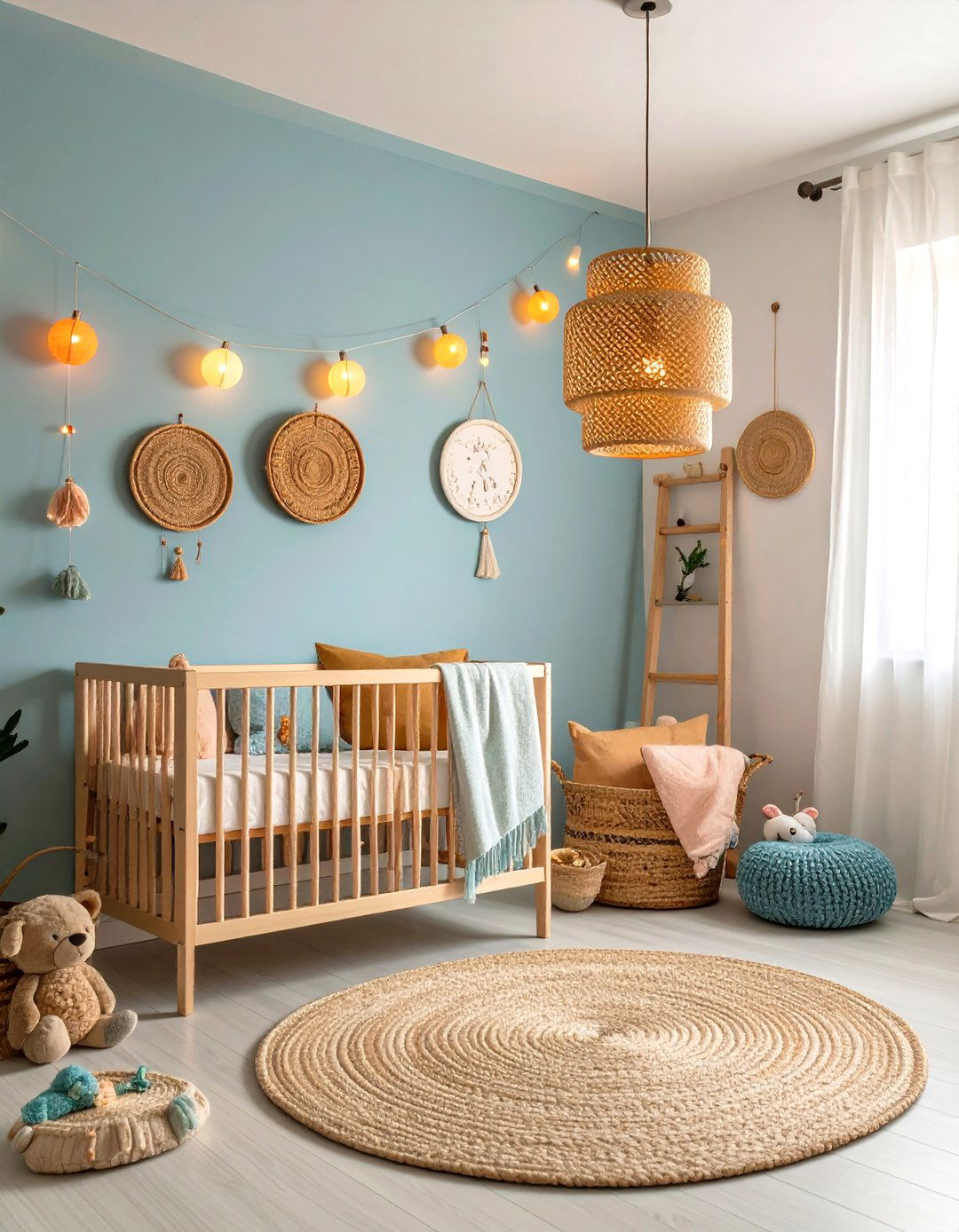 Soft Ambient Lighting - 20 Boho Nursery Ideas