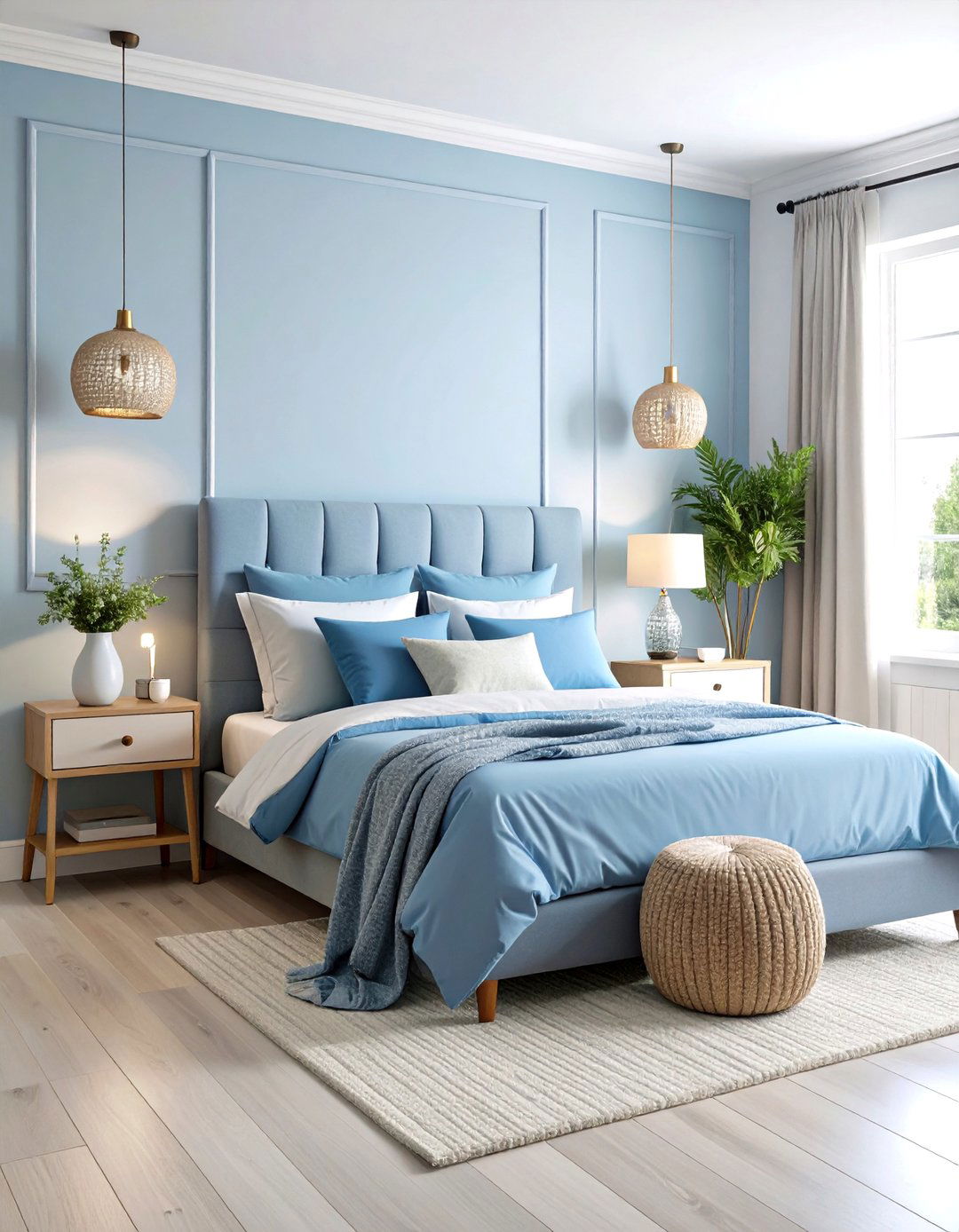 Soft Blue Monochromatic Color Scheme for Rooms - 20 Monochromatic Color Schemes for Rooms