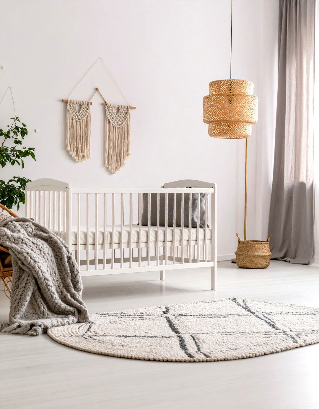 Soft Dove Grey Nursery Foundations - 20 Grey Nursery Ideas