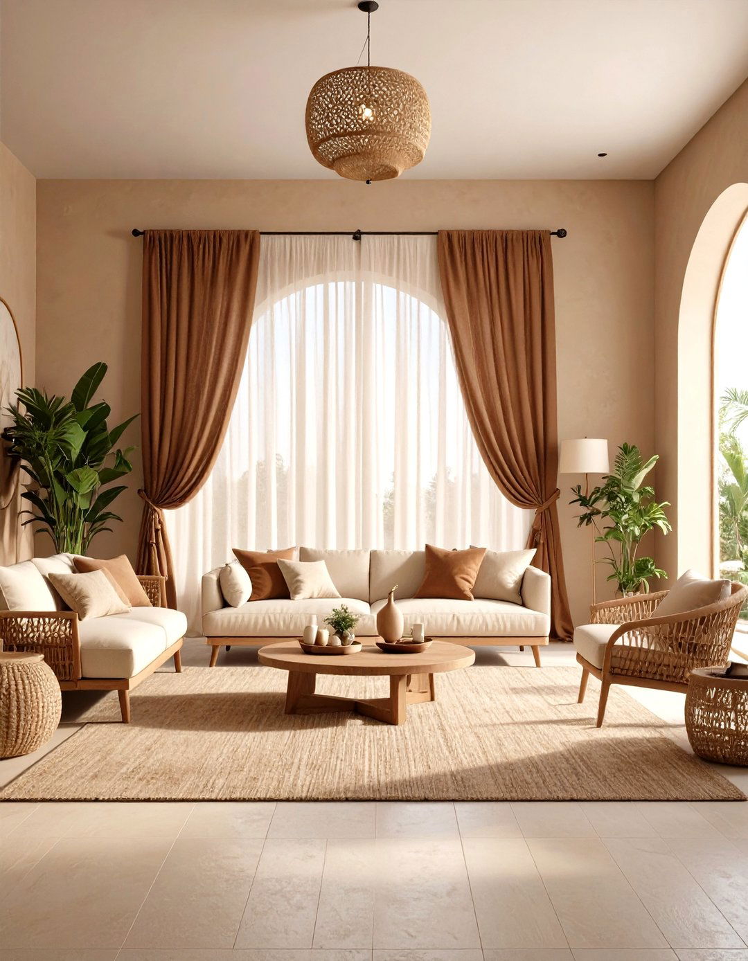 Soft Furnishing Switch Ups - 20 Dulux Egyptian Cotton Living Room Ideas