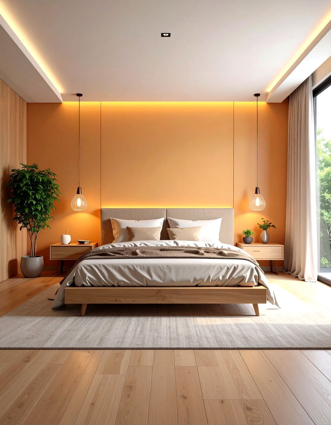 Soft Layered Lighting Romantic Bedroom Idea - 20 romantic bedroom ideas