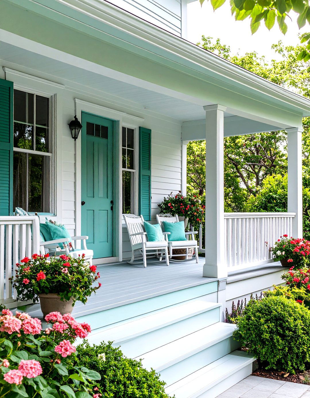 Soft Mint Green Porch Paint Colors - 20 Porch Paint Colors