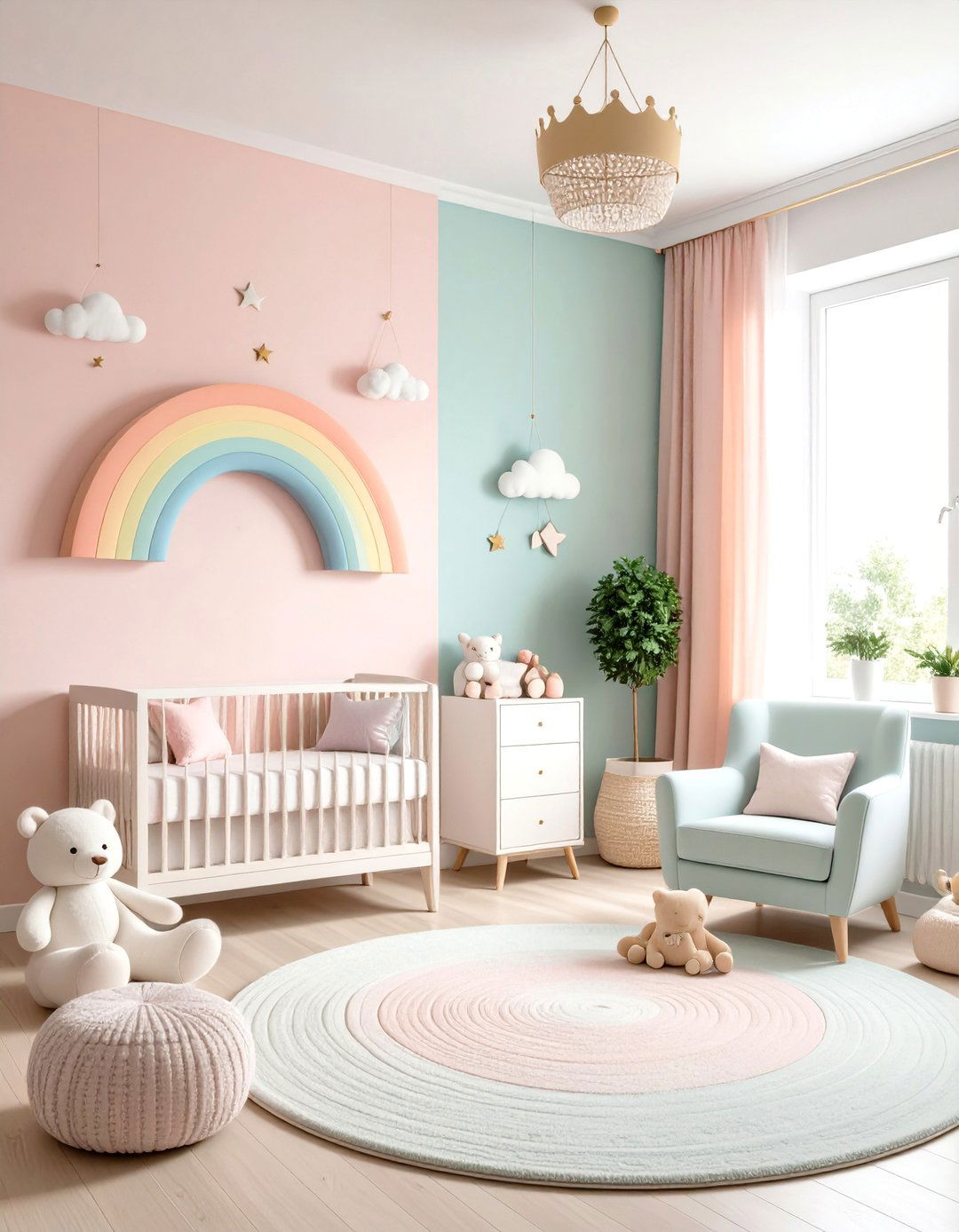 Soft Pastels Princess Nursery - 20 Princess Nursery Ideas