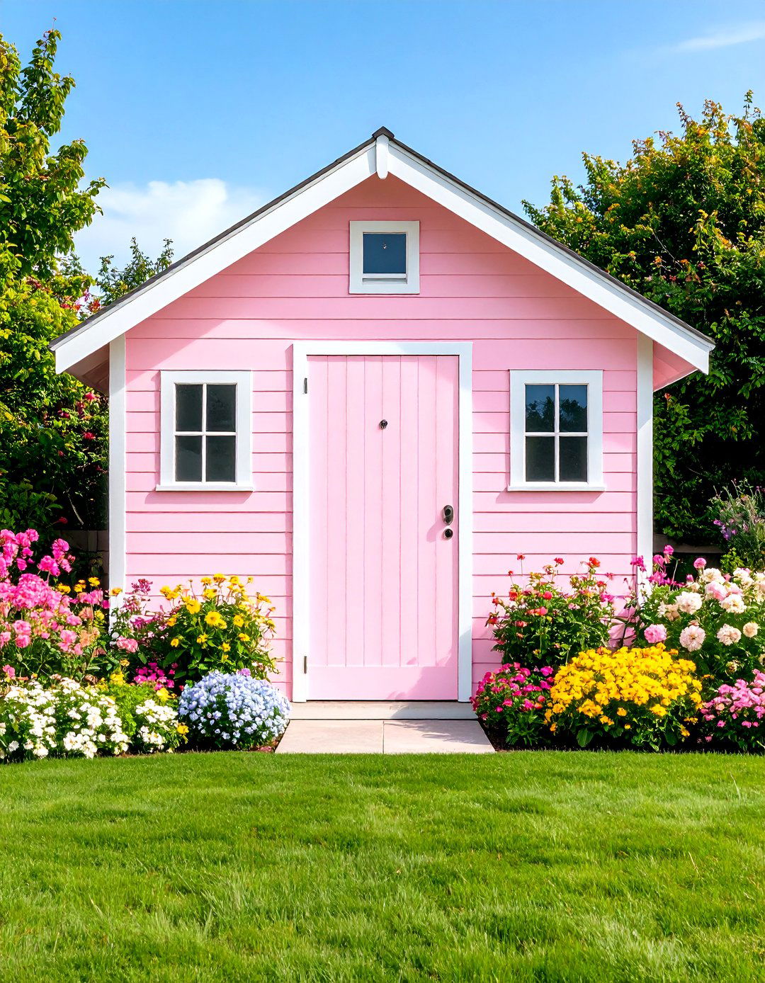 Soft Pink - 20 Shed Color Ideas