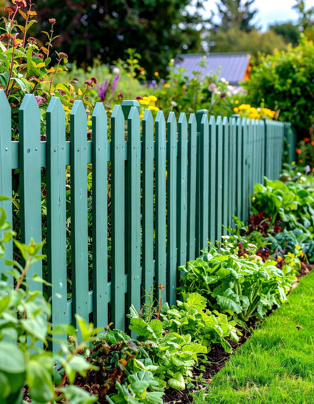 Soft Sage Fence for Restful Backdrops - 20 Fence Paint Colours