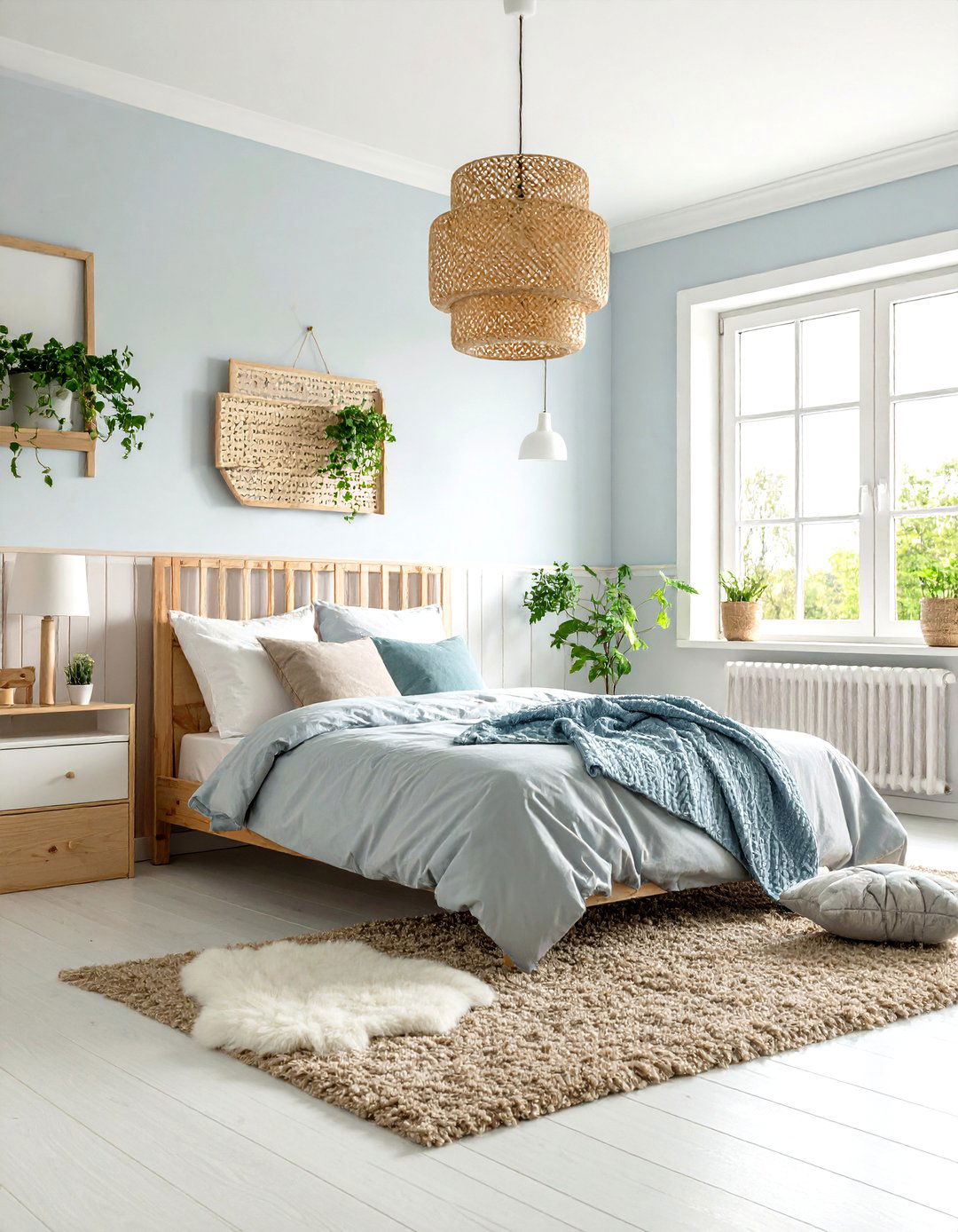 Soft Scandinavian Pale Blue Bedroom - 20 Girls Blue Bedroom Ideas