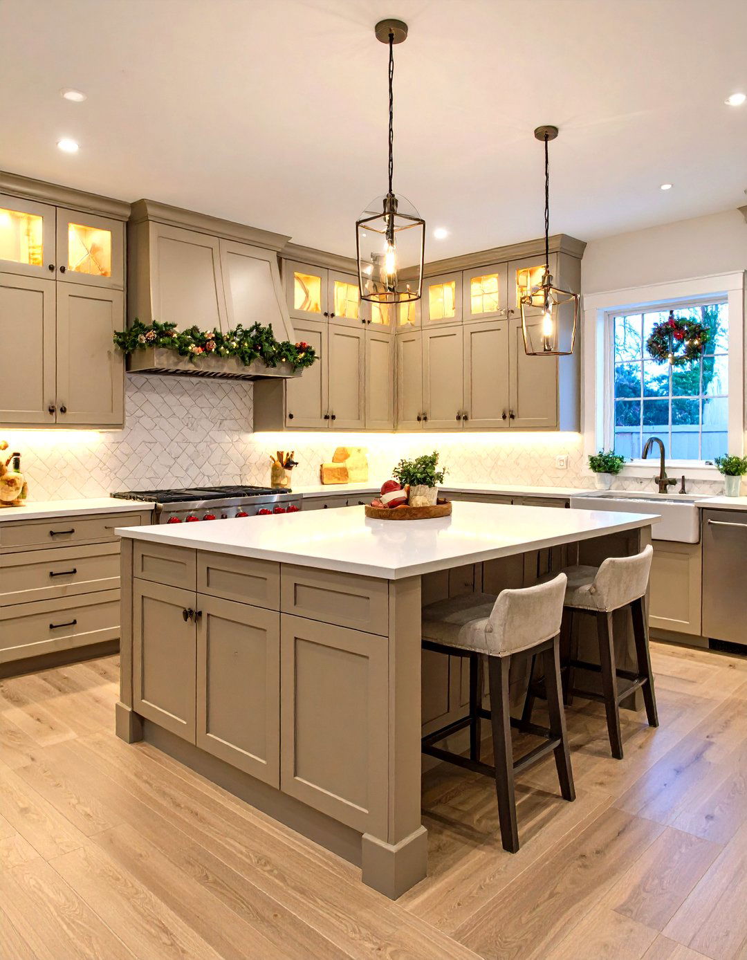 Soft Under Cabinet Lighting Enhances Kitchen Ambience - 20 Cozy Kitchen Ideas