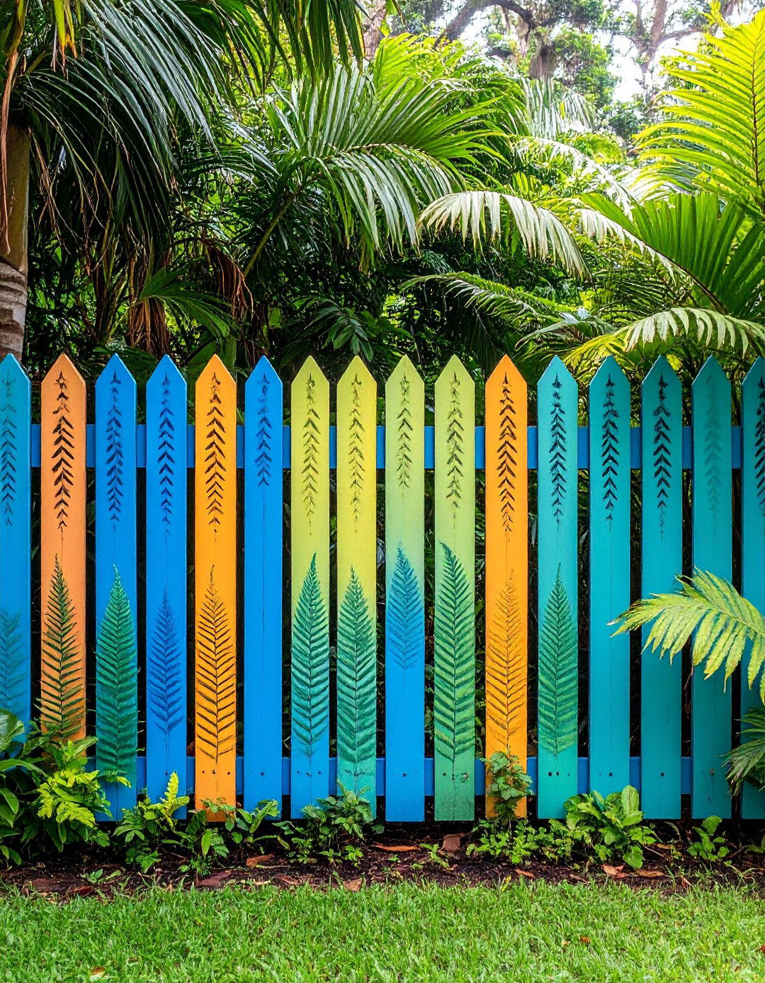 Soft Whitewash Fade - 20 Fence Painting Ideas