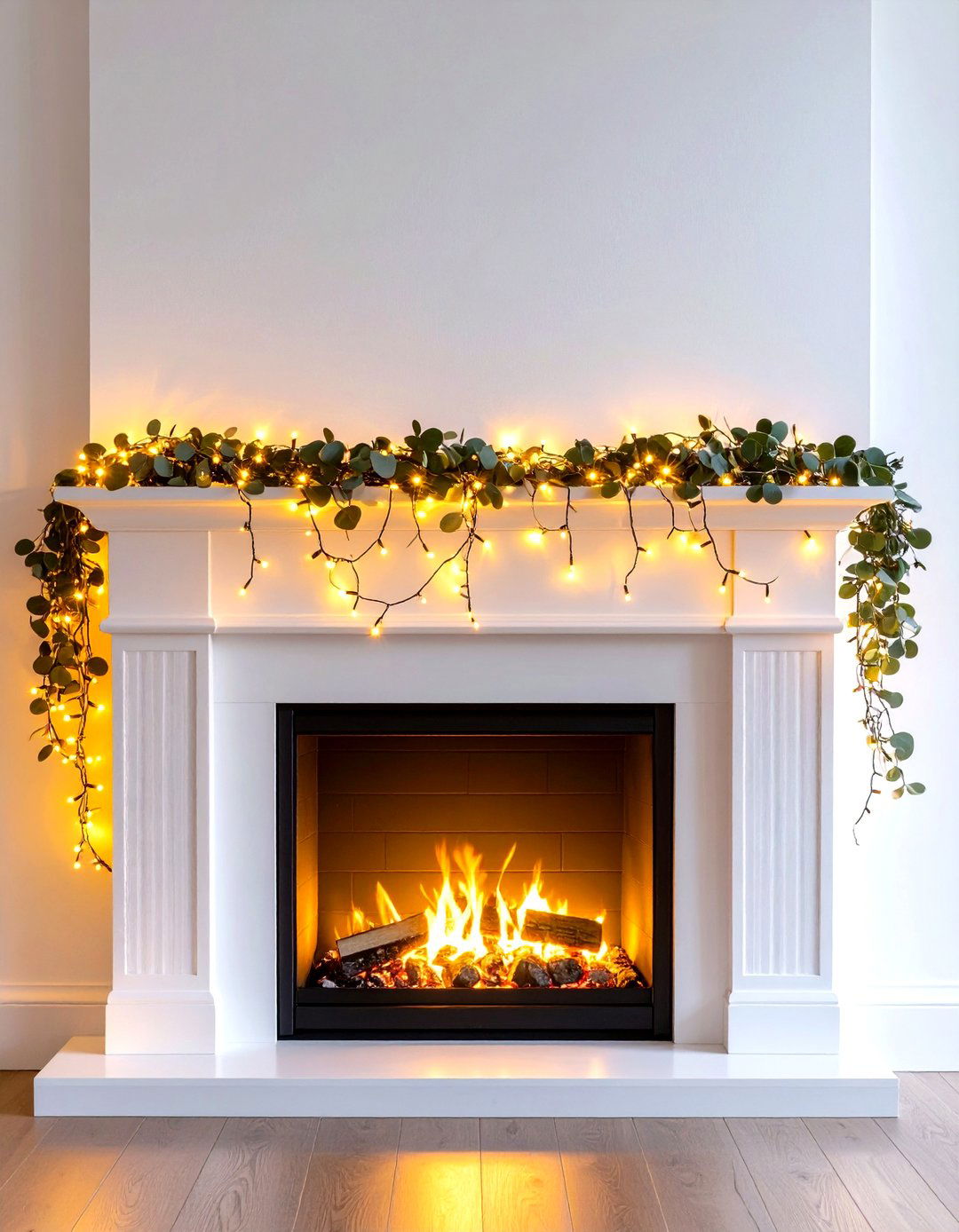 Solar Charged Micro Lights Deliver Eco Flair - 20 Fireplace Mantel Lighting Ideas