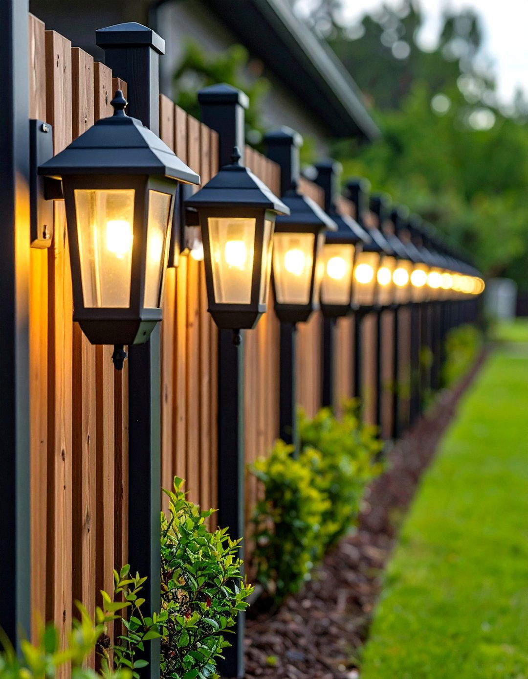 Solar Lantern Fence Art Gallery - 20 Fence Art Ideas
