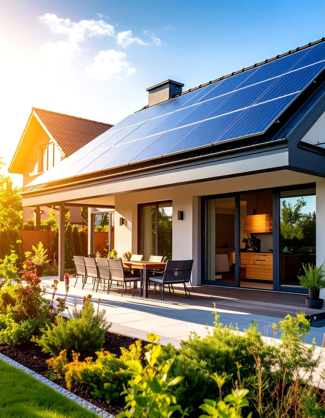 Solar Panel Patio Ceiling - 20 patio ceiling ideas