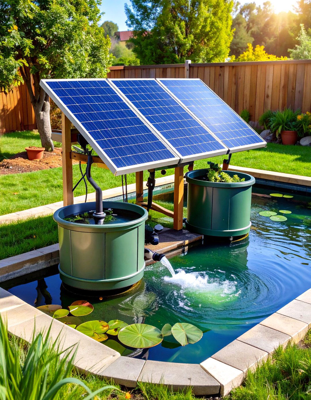 Solar Powered Filtration for an Off Grid Duck Pond - 20 Duck Pond Ideas