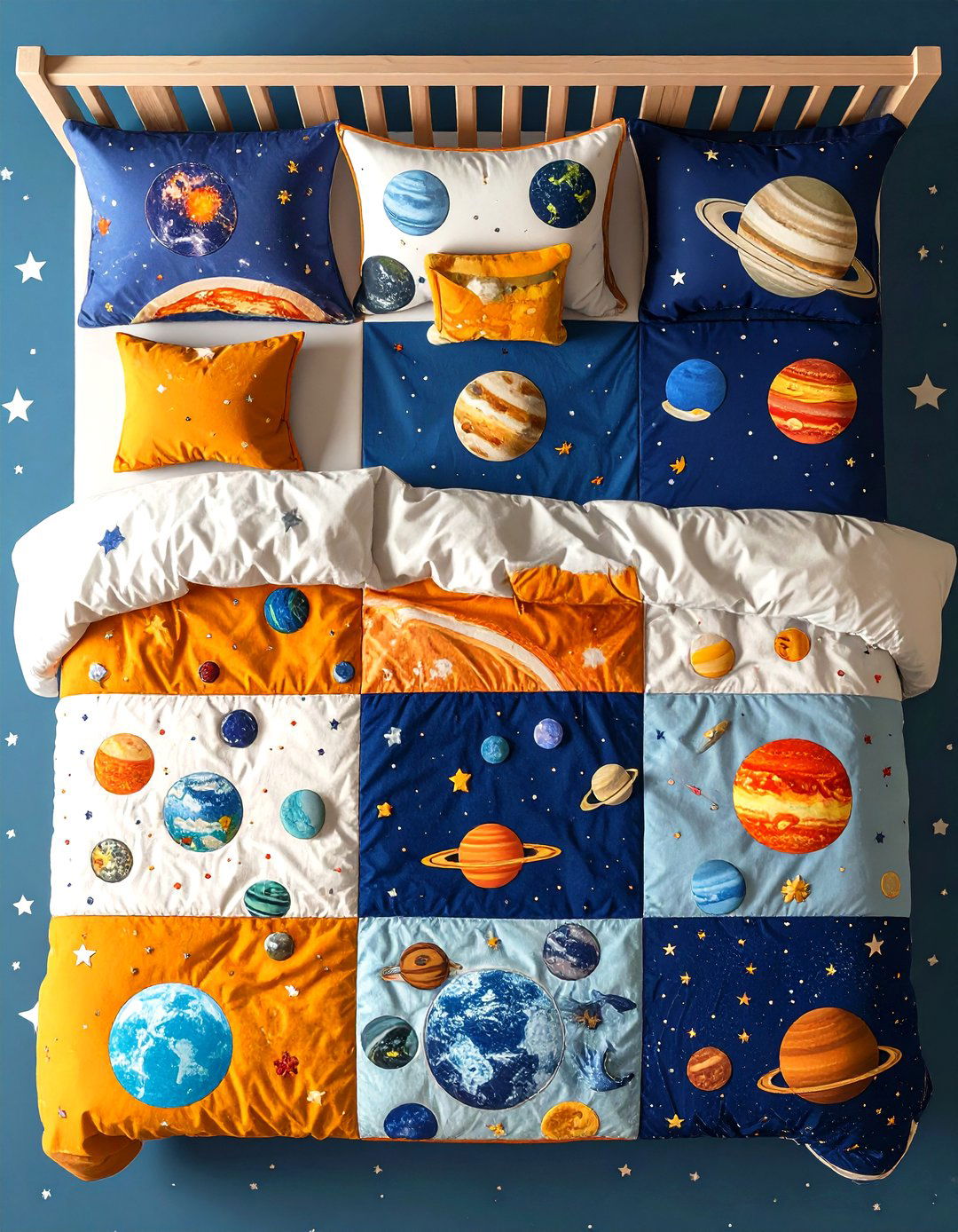 Solar System Bedding Set - 20 Space-themed Nursery Ideas