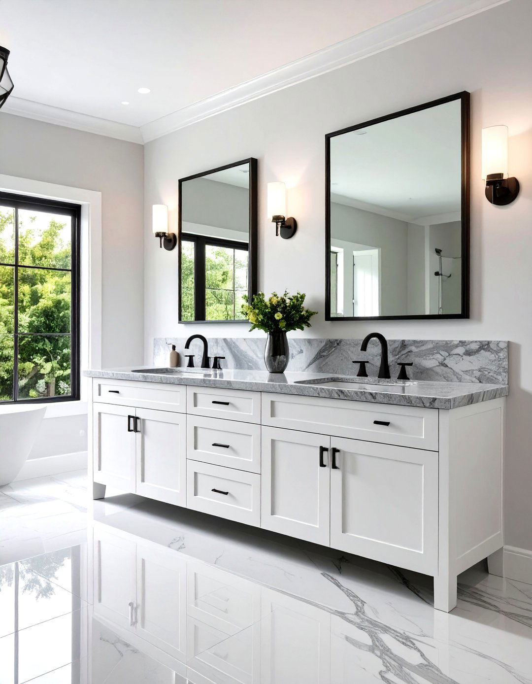 Sophisticated Travertine Vanity Areas - 20 Travertine Tile Bathroom Ideas