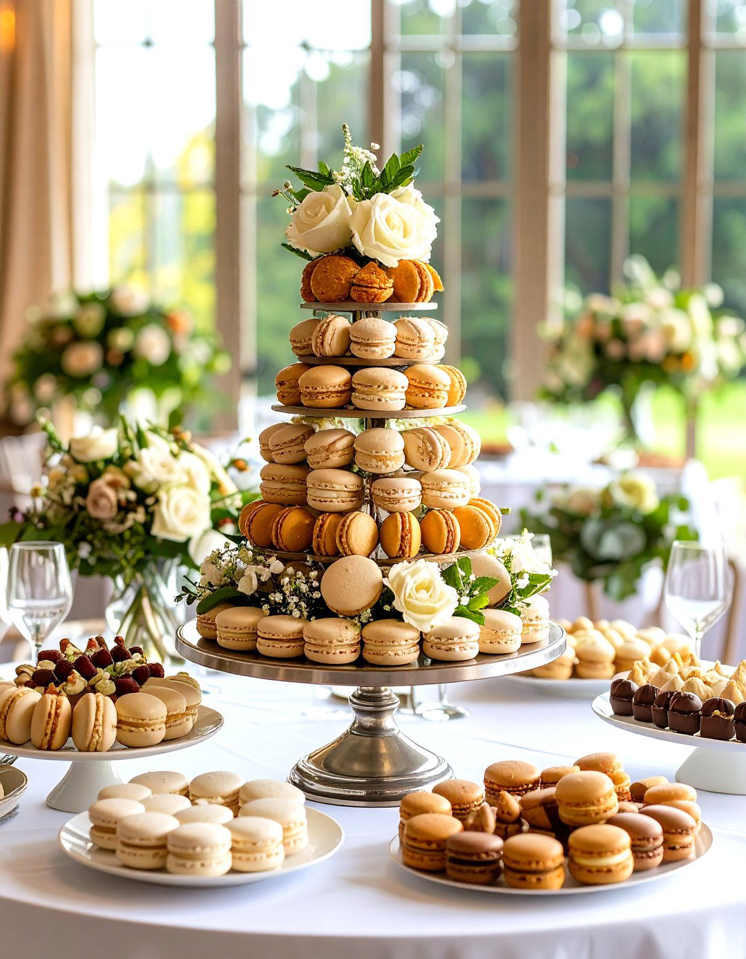 Sophisticated Wedding Dessert Croquembouche Tower - 20 Wedding Dessert Ideas