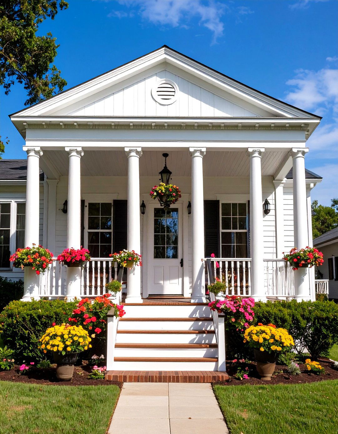 Southern Colonial Mobile Home Porch - 20 Mobile Home Porch Ideas