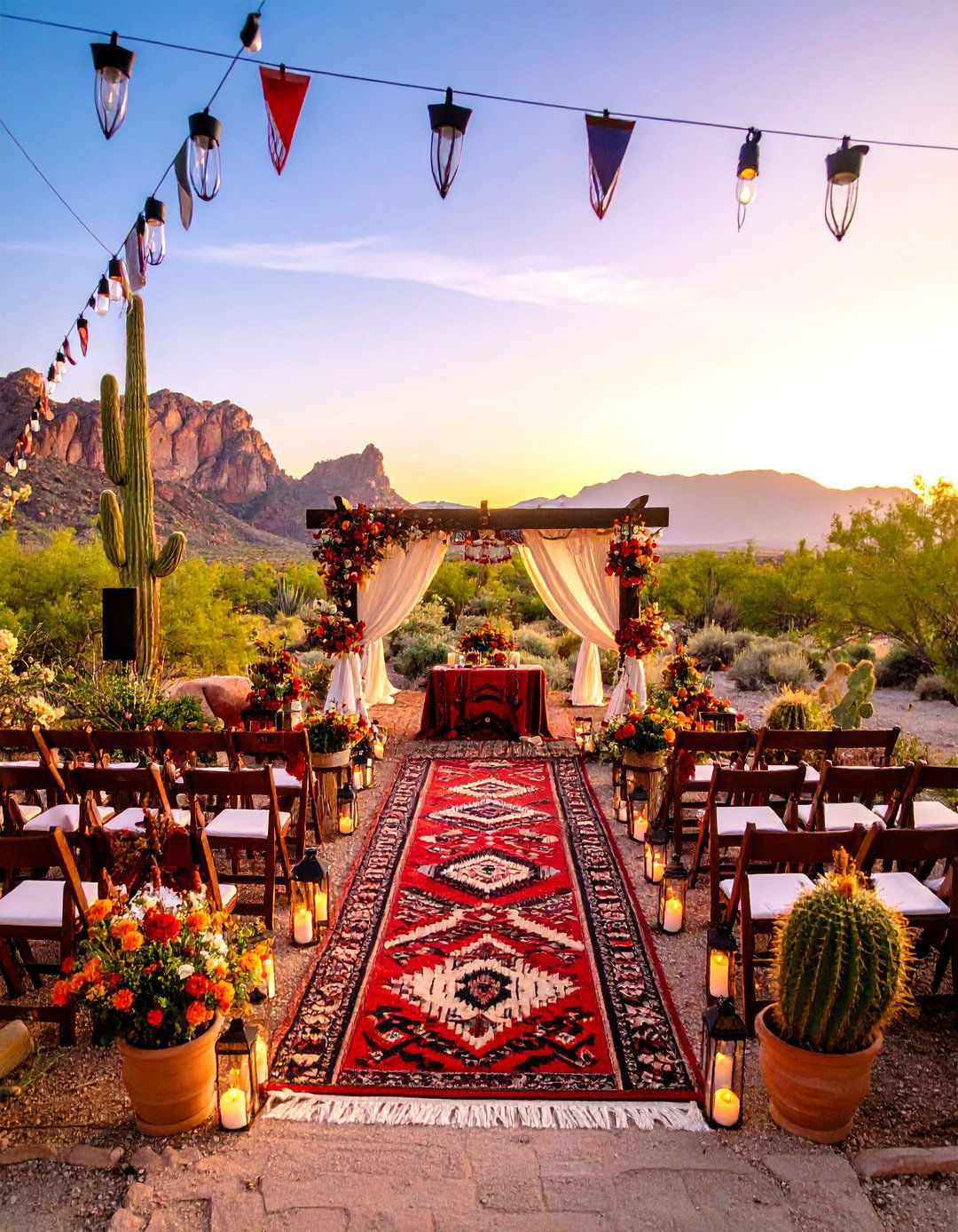 Southwestern Red and Black Wedding Fiesta - 20 Red and Black Wedding Ideas