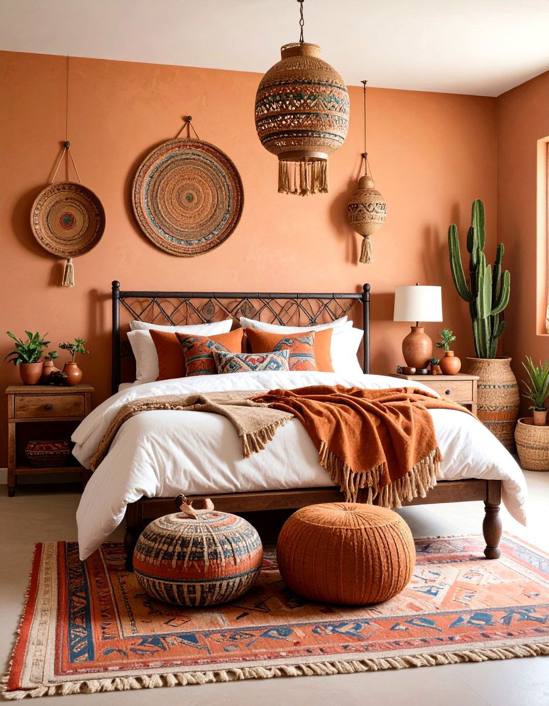 Southwestern Rustic Bedroom with Adobe Elements - 20 Rustic Bedroom Ideas
